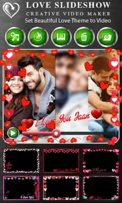 Romantic Love Video Maker android App screenshot 1