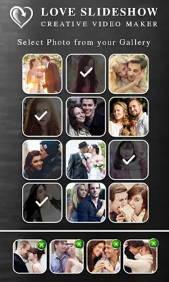 Romantic Love Video Maker android App screenshot 3